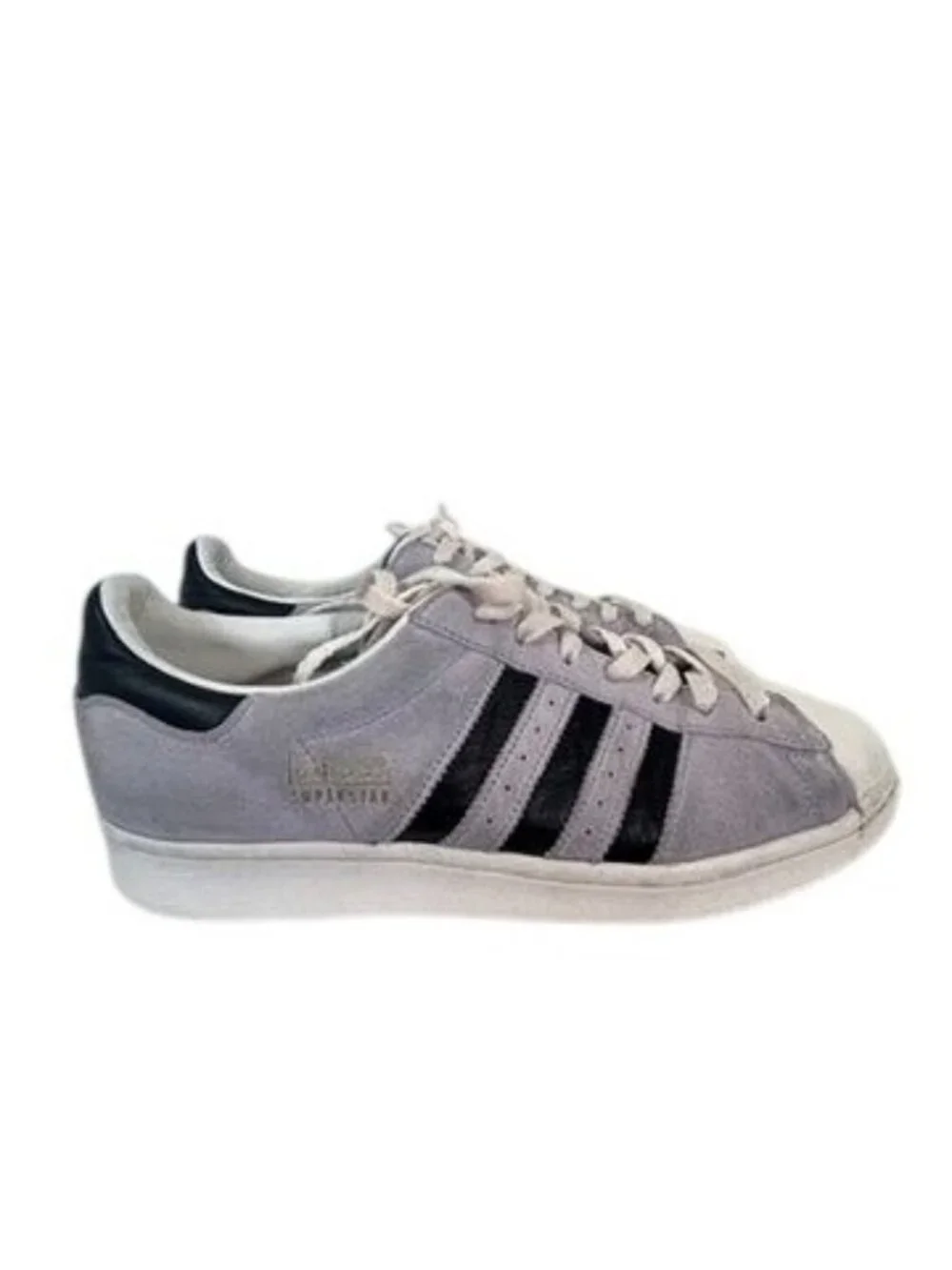 Adidas Superstar Dust Purple H68174 Mens 10.5 Suede Shell Toe Sneakers